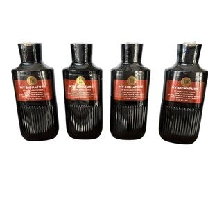 Bath & Body Works Men's My Signature (Pineapple)3 in 1 Hair, Face & Body Wash x4